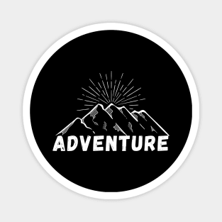 Adventure white Magnet